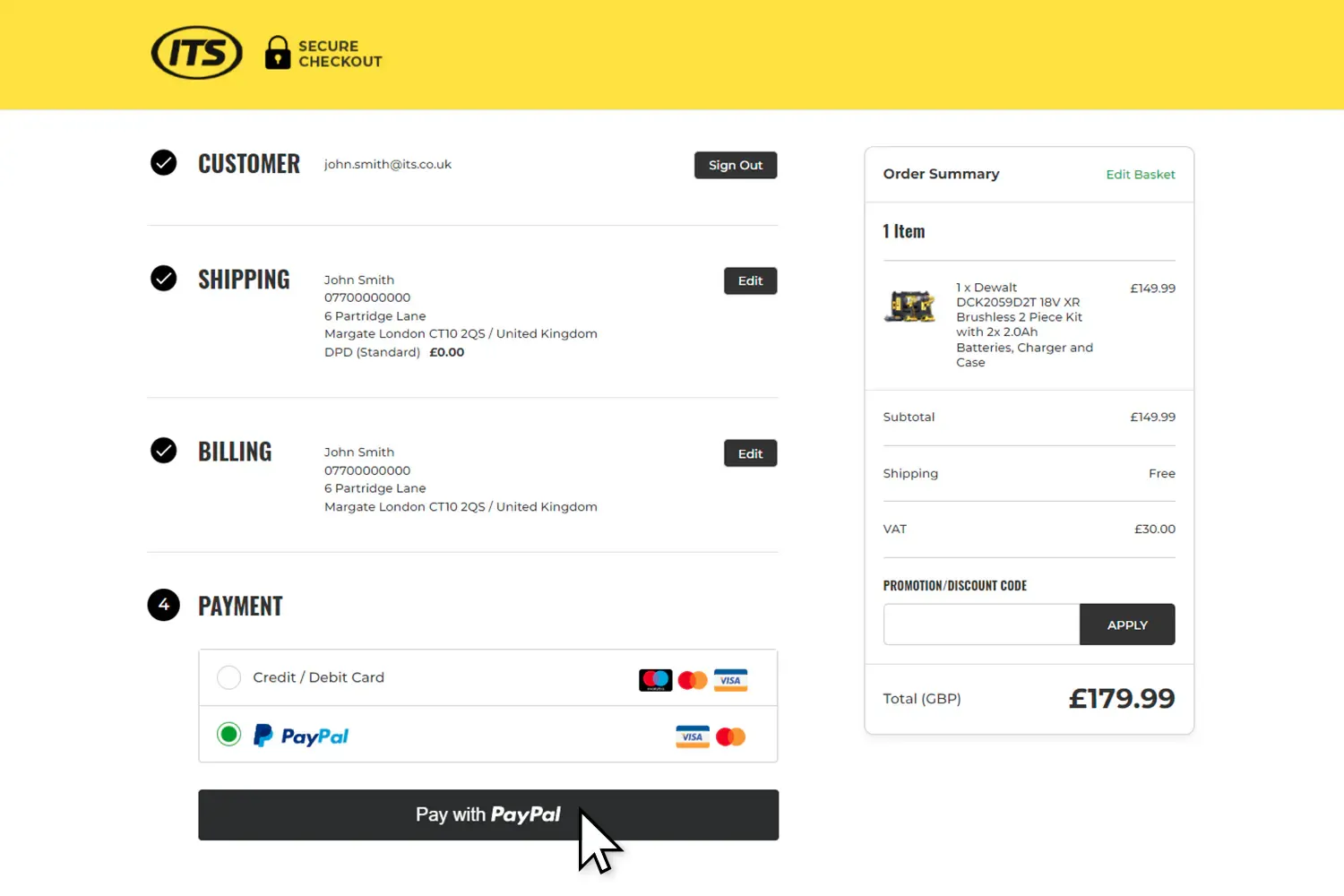 How PayPal Credit works - step 1