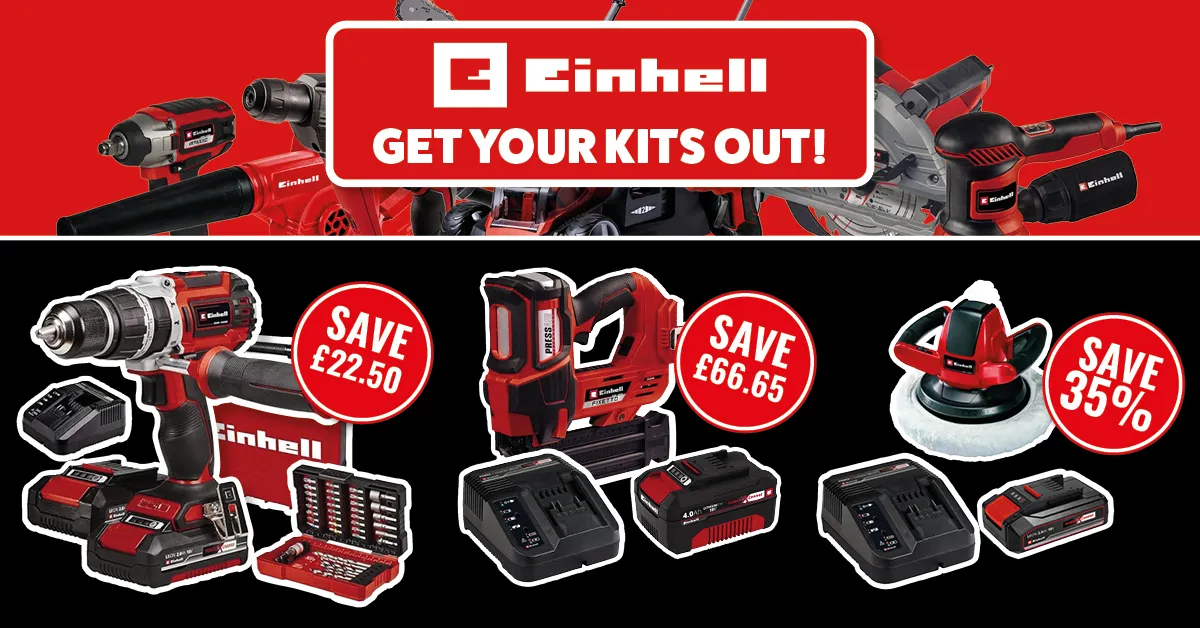 Einhell Get Your Kits Out