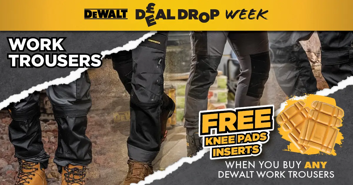 Dewalt Kneepads - FOC With All Dew Trousers
