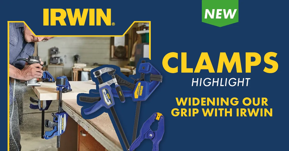 HIGHLIGHT ON IRWIN CLAMPS AND MULTIPACKS ADDED AT ITS
