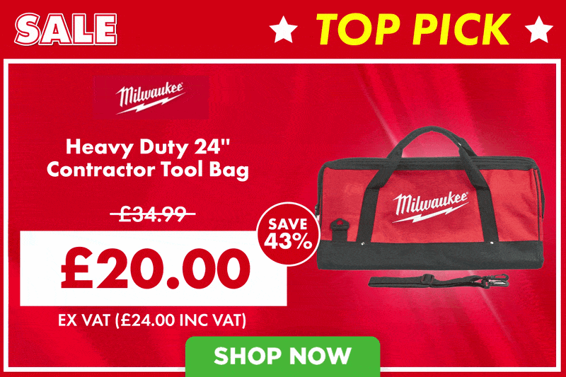 Milwaukee Heavy Duty 24 Inch Contractor Tool Bag