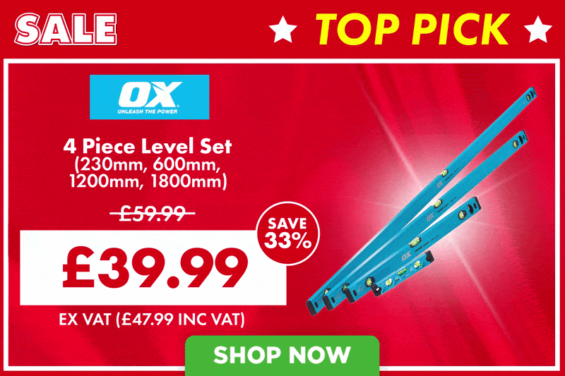 OX TRADE 4 Piece Level Set