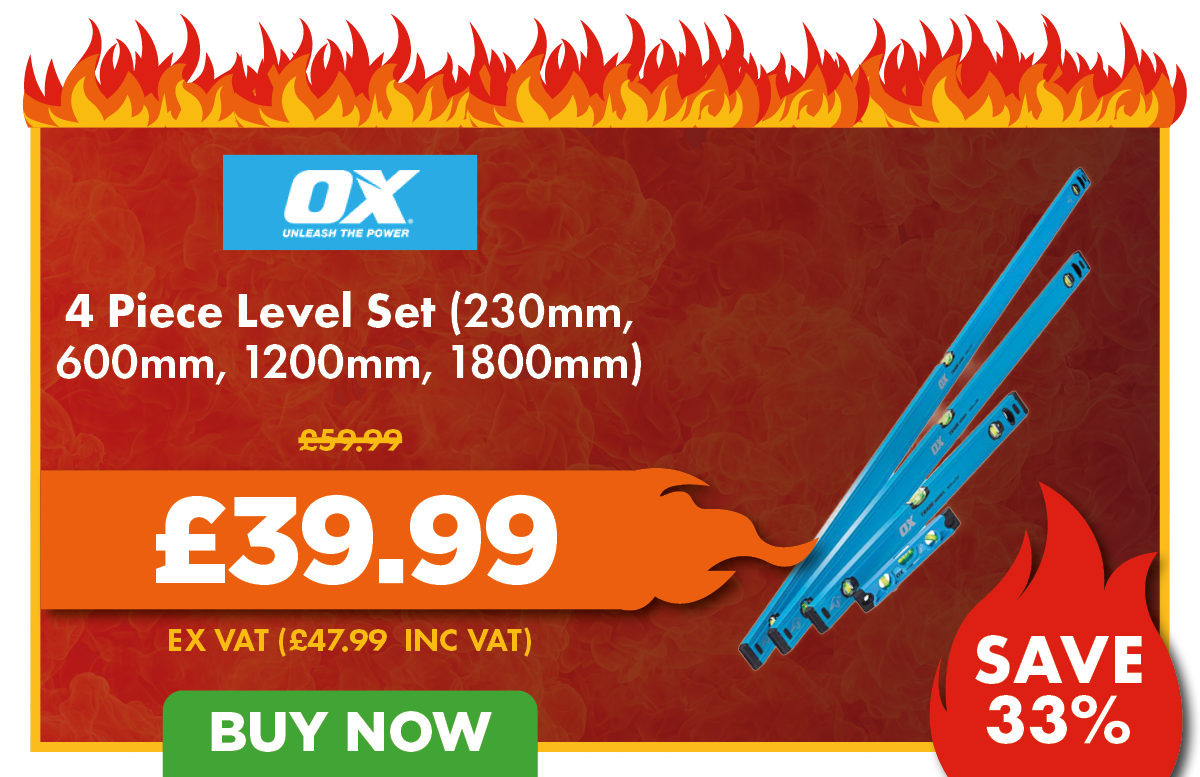 OX TRADE 4 Piece Level Set