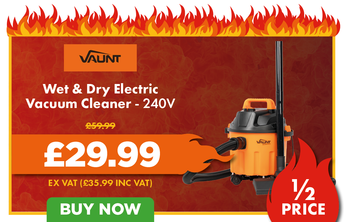 Vaunt Essentials Wet and Dry Vacuum Cleaner 240V
