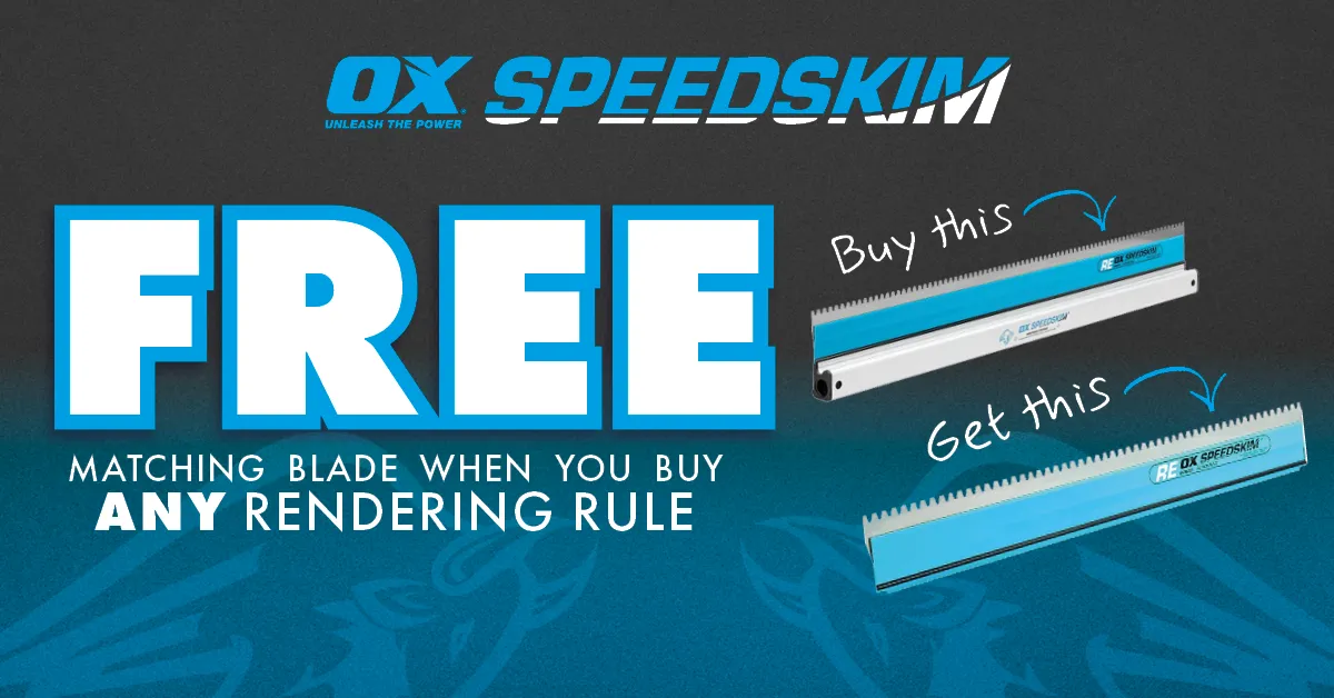 Buy Speedskim Render Rule, get matching blade FOC