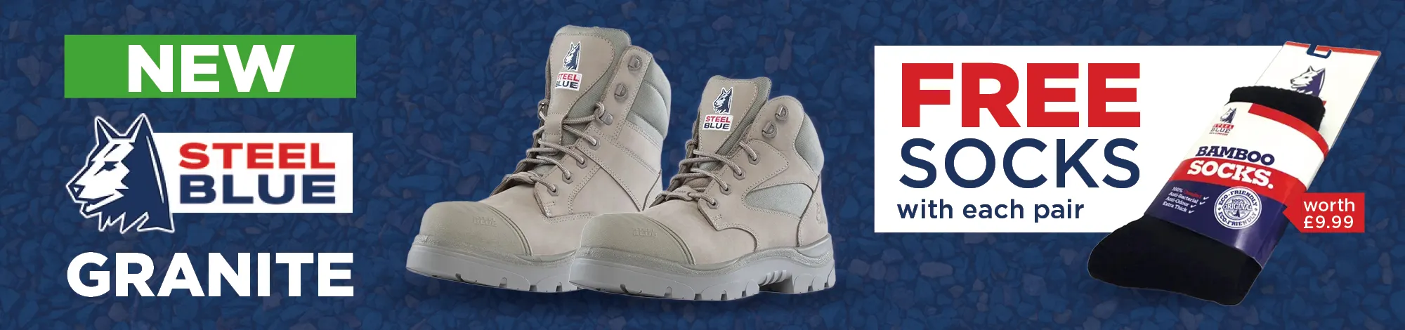 Steel Blue FOC Socks