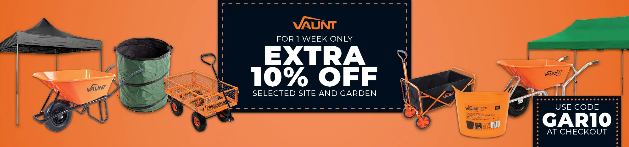 VMM: EXTRA 10% OFF Selected Site and Garden
