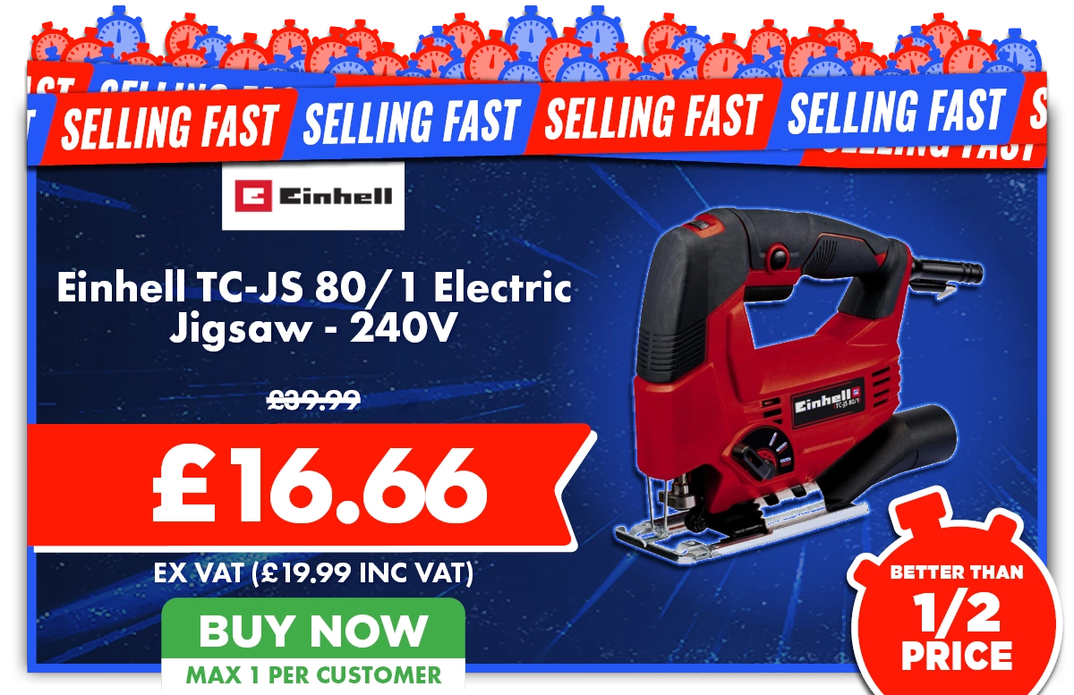 Einhell TC-JS 80/1 Electric Jigsaw - 240V