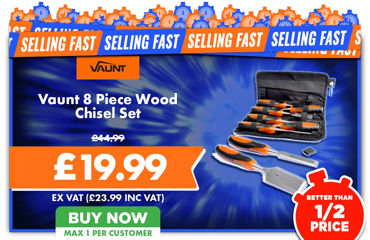 Vaunt 8 Piece Wood Chisel Set
