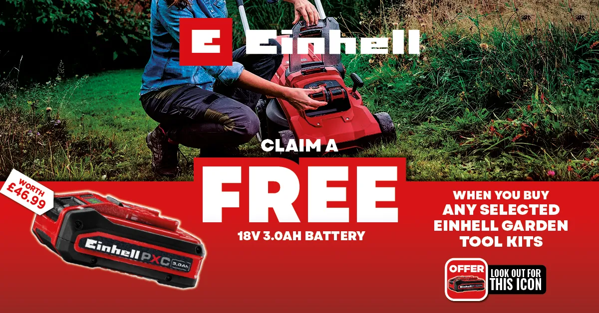 Einhell 3.0Ah Battery redemption - Garden