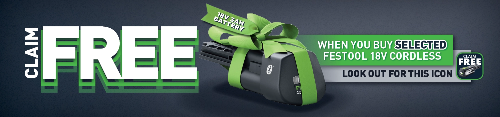 Festool Battery Redemption (Festool Bonus Weeks)