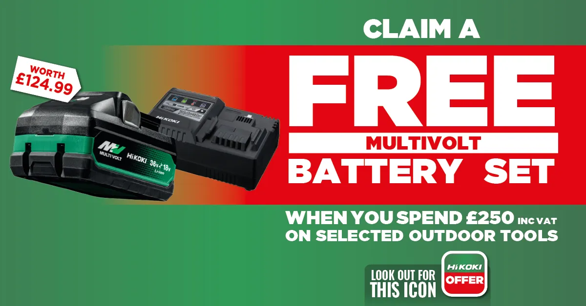 Hikoki Garden Battery Redemption