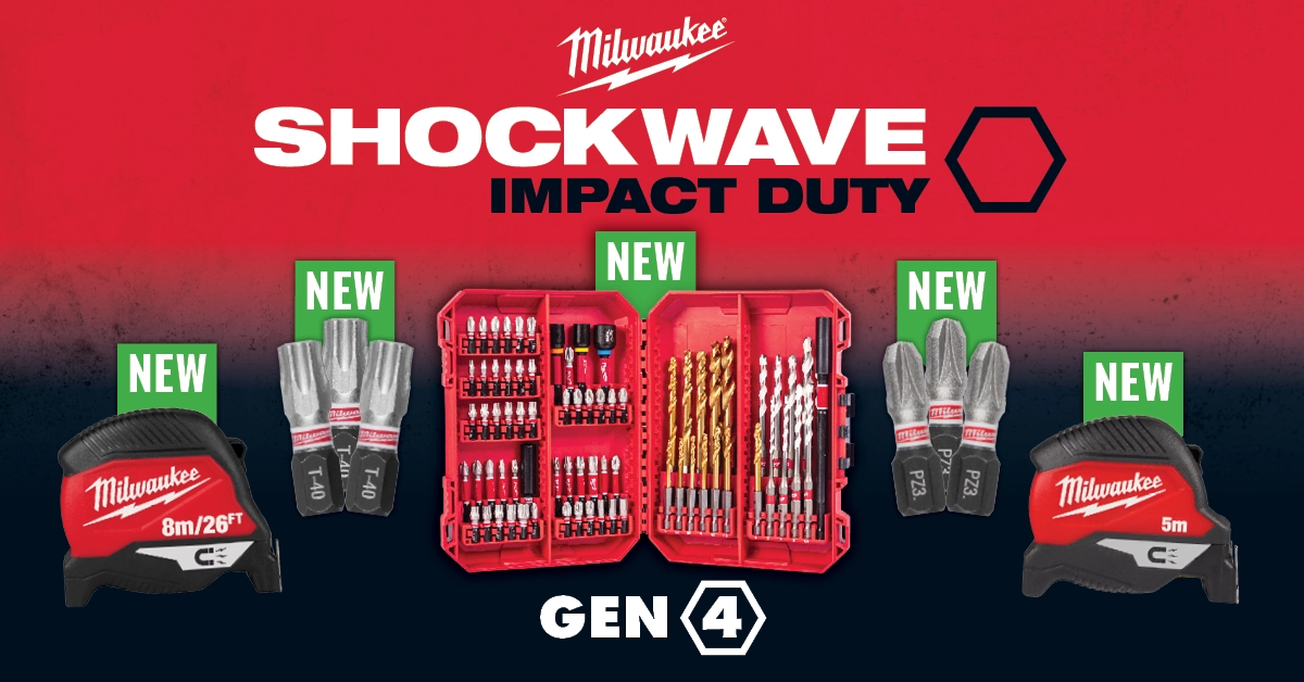 Milwaukee GEN 4 Shockwave FOCUS