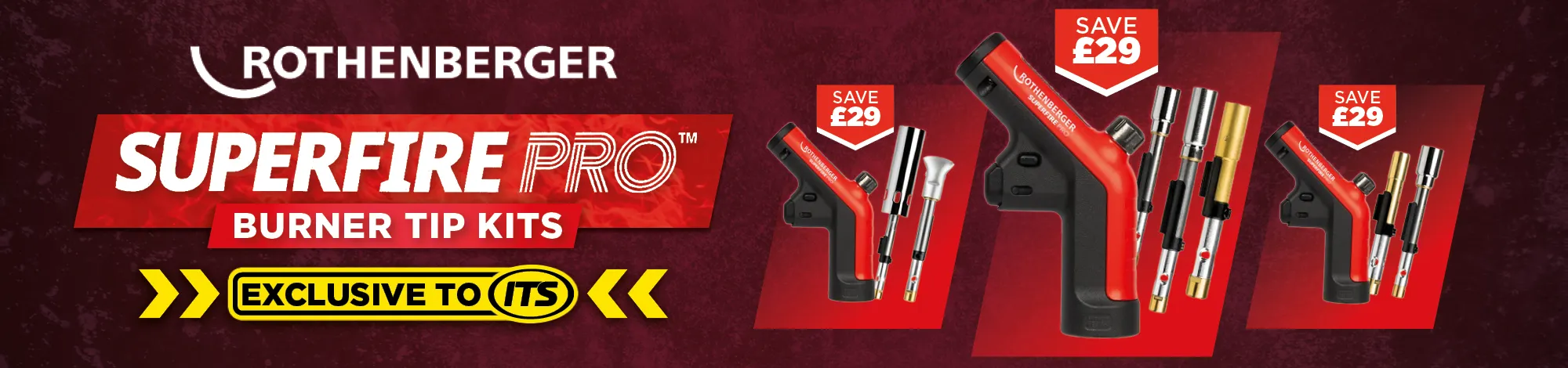 Rothenberger ITS EXCLUSIVE SUPERFIRE PRO KITS