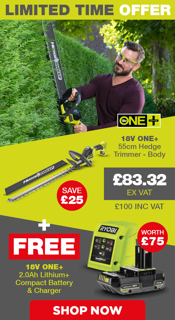 Ryobi 18V ONE+ Hedge Trimmer deal