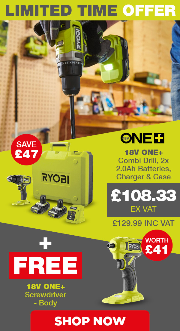 Ryobi 18V ONE+ Combi Drill deal
