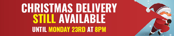 Christmas Delivery Available Until Monday 23rd