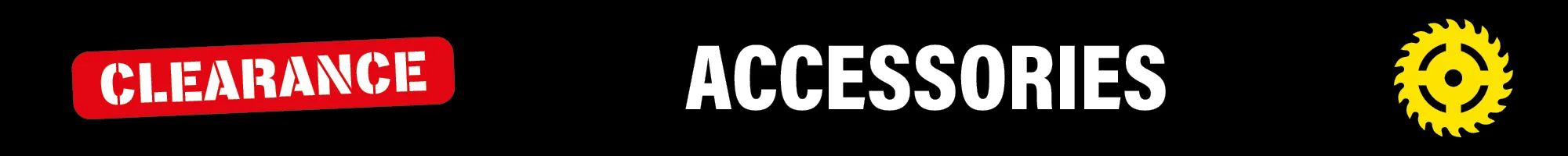 clearance - accessories