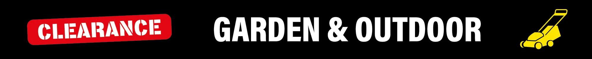 clearance - garden