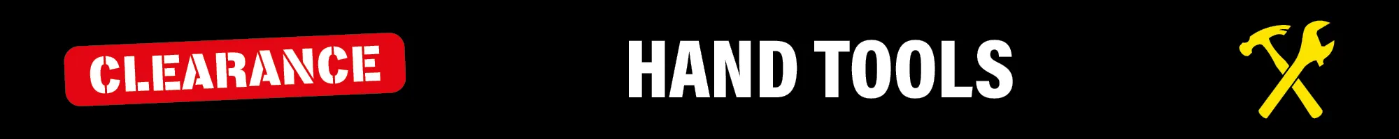 clearance - hand tools