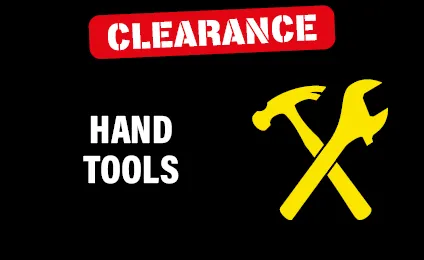 clearance - hand tools