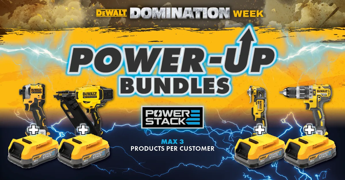 Dewalt Power-Up Bundles
