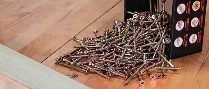 Image of a vaunt box of screws