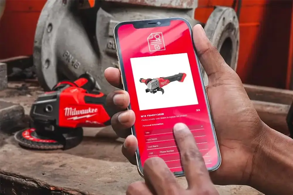 Image of milwaukee tools registration