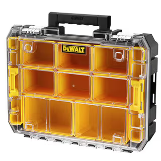 Image of a dewalt toolbox with organisers