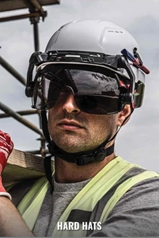 Image of Model Wearing A Hard Hat