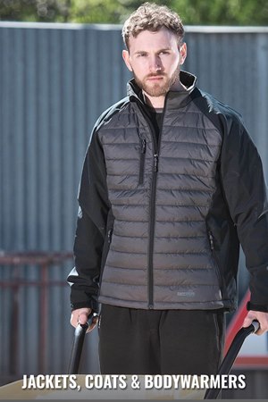 Image of Model Wearing a Work Jacket