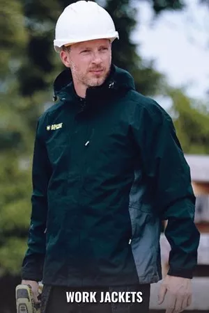 Image of Model Wearing a Work Jacket