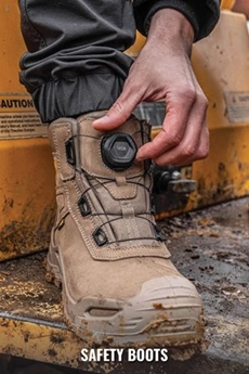 Image of Model Wearing Safety Boots