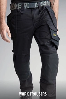 Image of Model Wearing Work trousers